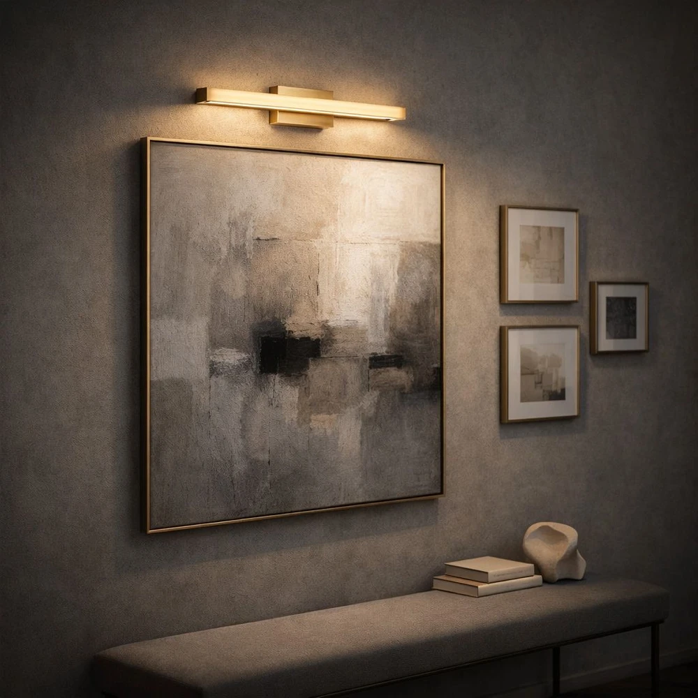 Sieninis šviestuvas Toolight Sieninė Lempa Led 42cm APP1851-1W Gold