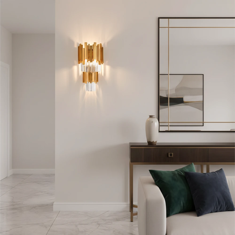 Sieninis šviestuvas Toolight Sieninė lempa 312356 Gold
