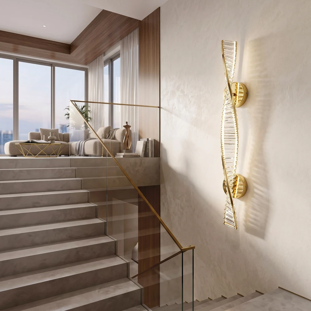Sieninis šviestuvas Toolight Sieninis Led Šviestuvas App1952-w 100cm Gold
