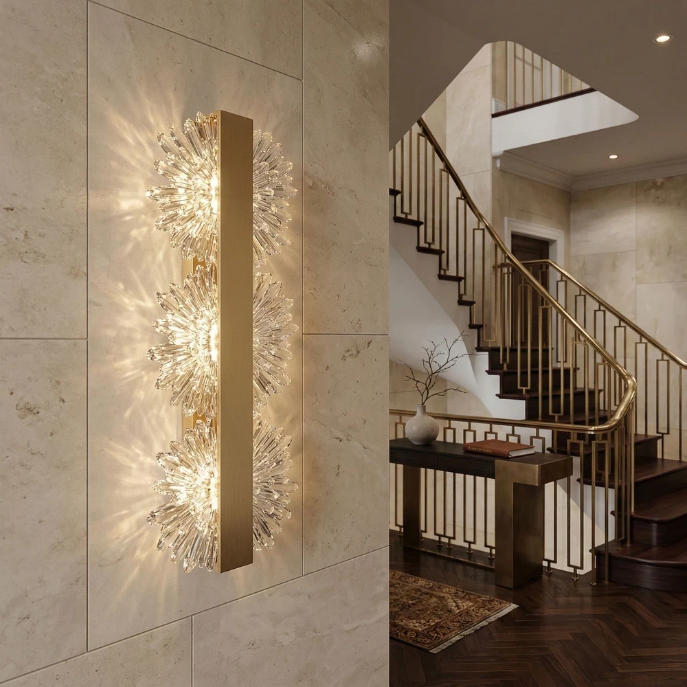 Sieninis šviestuvas Toolight SIENINIS LED ŠVIESTUVAS G149-3W GOLD BRUSH