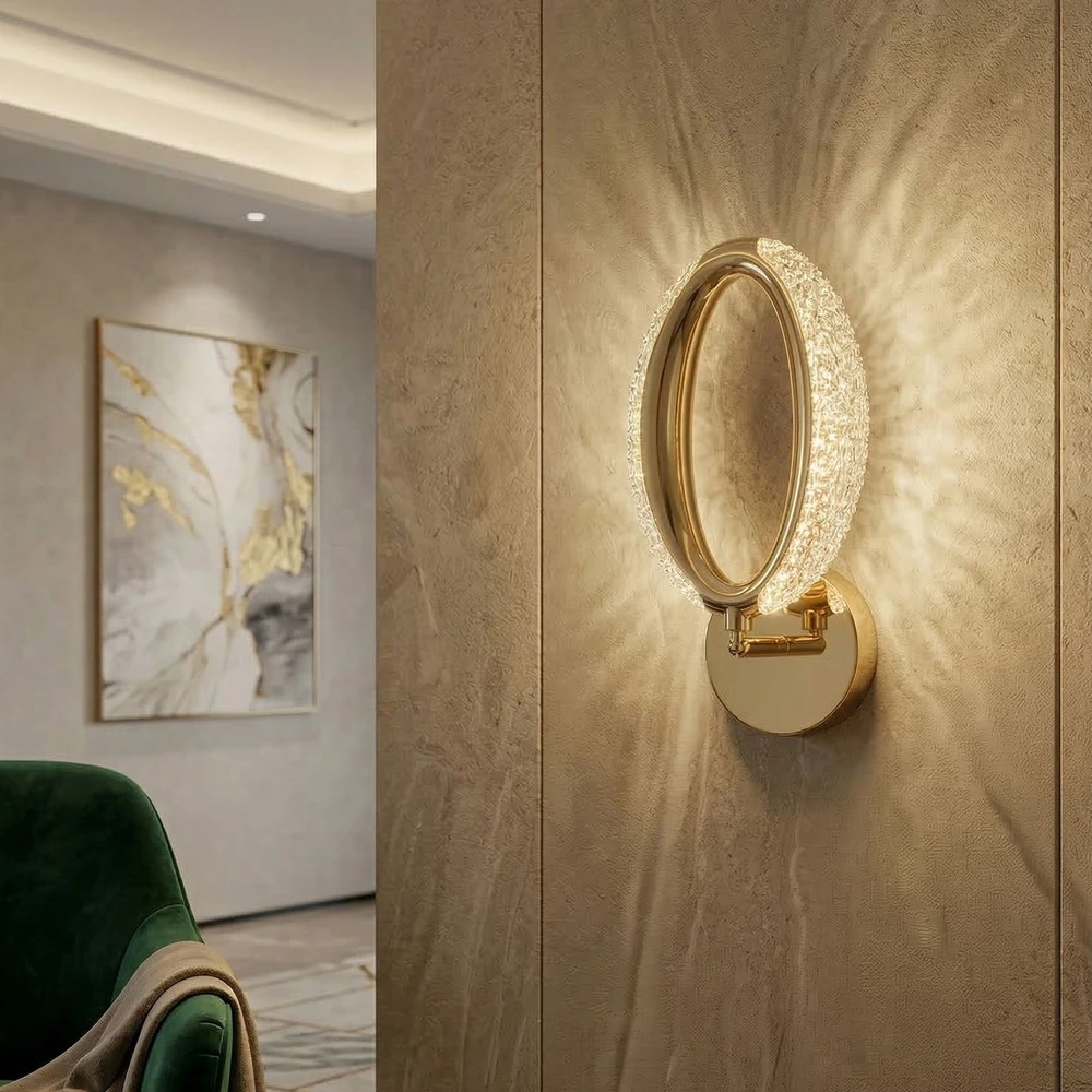 Sieninis šviestuvas Toolight SIENINIS LED ŠVIESTUVAS G174-W GOLD