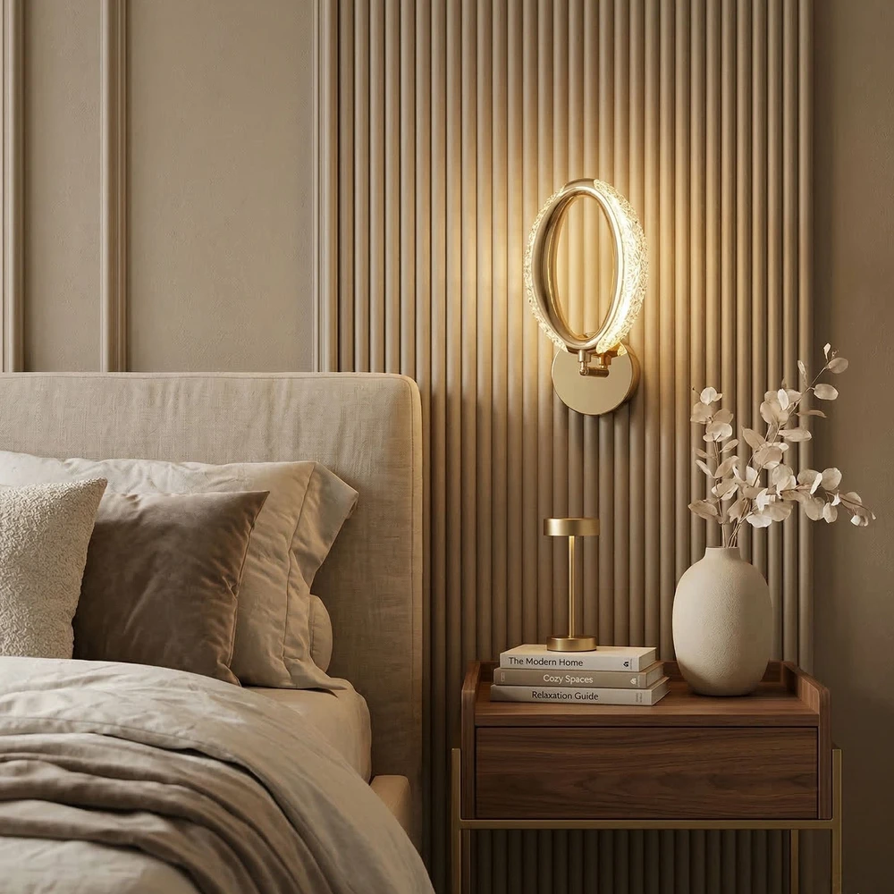 Sieninis šviestuvas Toolight SIENINIS LED ŠVIESTUVAS G174-W GOLD