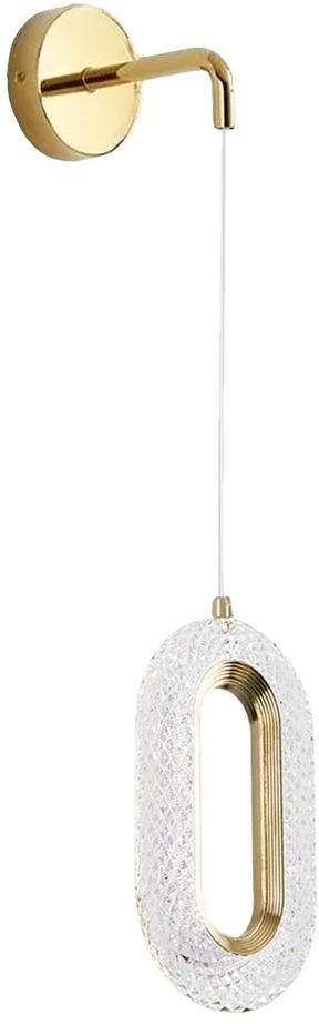 Sieninis šviestuvas Toolight SIENINIS LED ŠVIESTUVAS G172-W GOLD