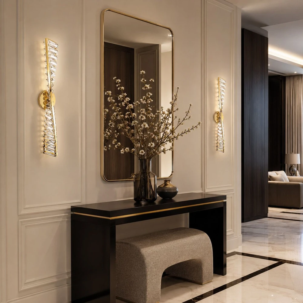 Sieninis šviestuvas Toolight Sieninis Led Šviestuvas App1951-w 50 Cm Gold