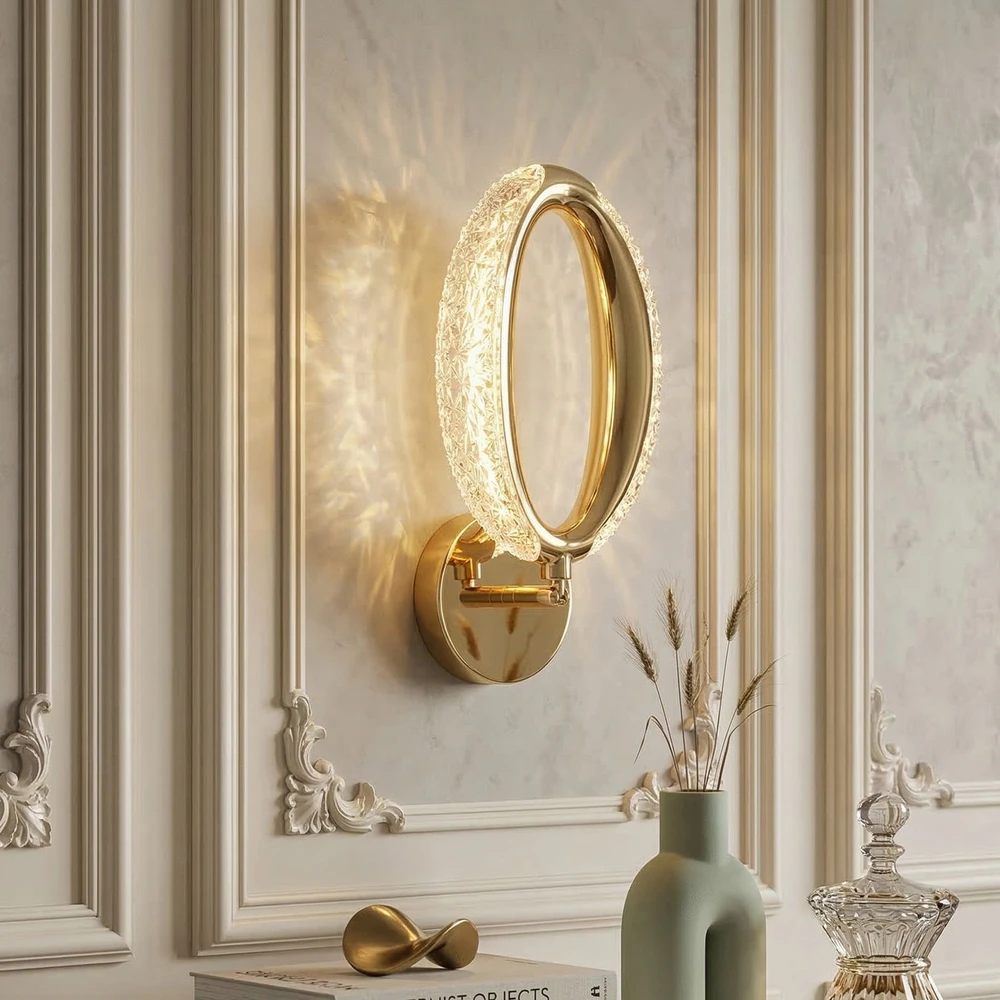 Sieninis šviestuvas Toolight SIENINIS LED ŠVIESTUVAS G174-W GOLD