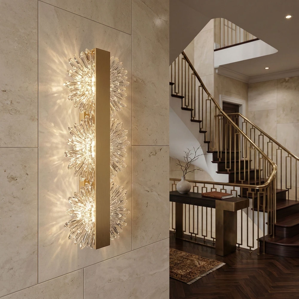 Sieninis šviestuvas Toolight SIENINIS LED ŠVIESTUVAS G149-3W GOLD BRUSH