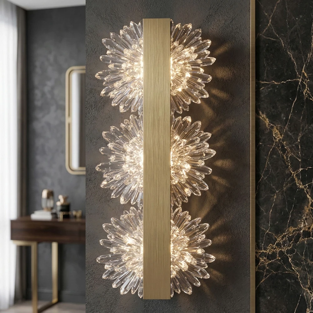 Sieninis šviestuvas Toolight SIENINIS LED ŠVIESTUVAS G149-3W GOLD BRUSH