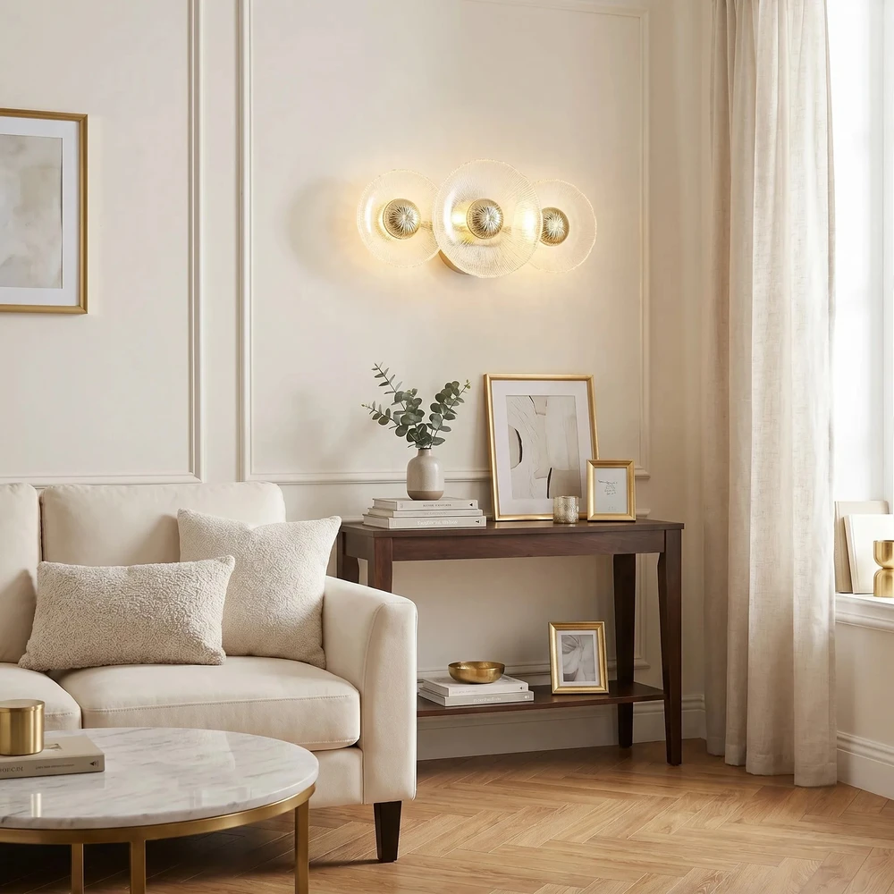 Sieninis šviestuvas Toolight SIENINIS LED ŠVIESTUVAS SWE072-W GOLD