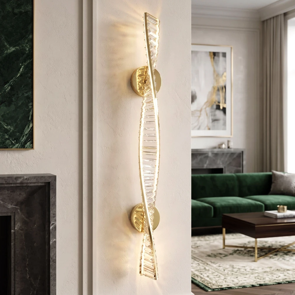 Sieninis šviestuvas Toolight Sieninis Led Šviestuvas App1952-w 100cm Gold