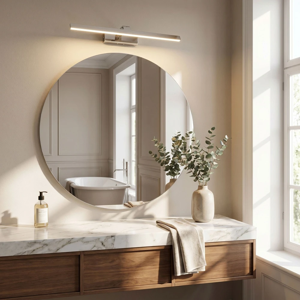 Sieninis šviestuvas Toolight Vonios sieninis LED šviestuvas SWE002-1W 58cm CHROME