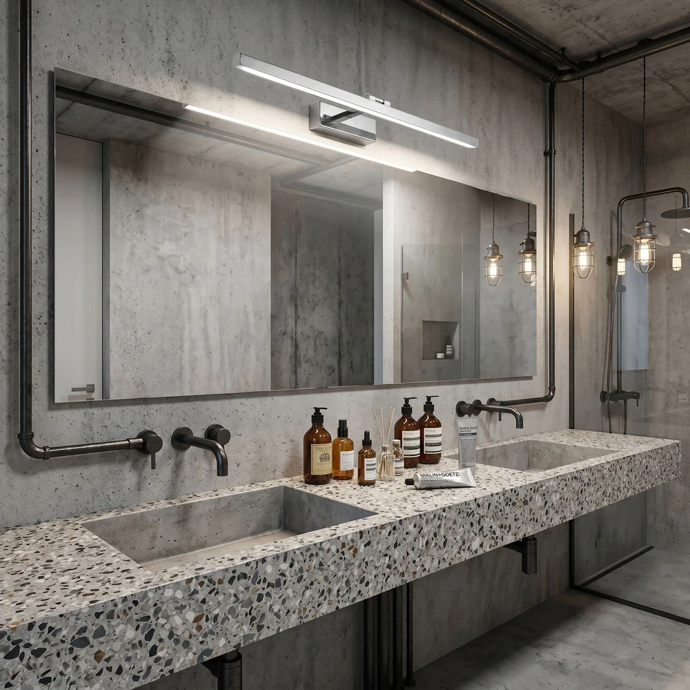 Sieninis šviestuvas Toolight Vonios sieninis LED šviestuvas APP1859-1W 80 cm Chrome