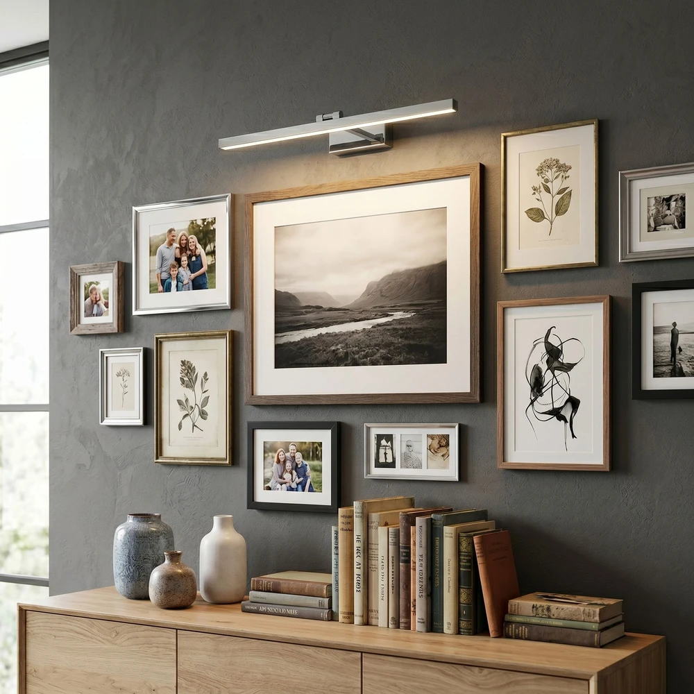 Sieninis šviestuvas Toolight Vonios sieninis LED šviestuvas APP1859-1W 80 cm Chrome