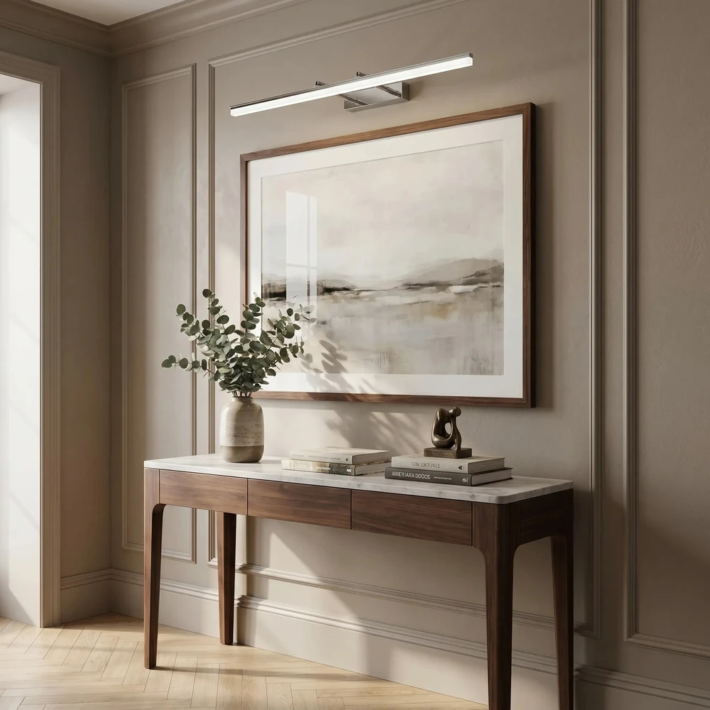 Sieninis šviestuvas Toolight Vonios sieninis LED šviestuvas APP1871-1W 80cm CHROME