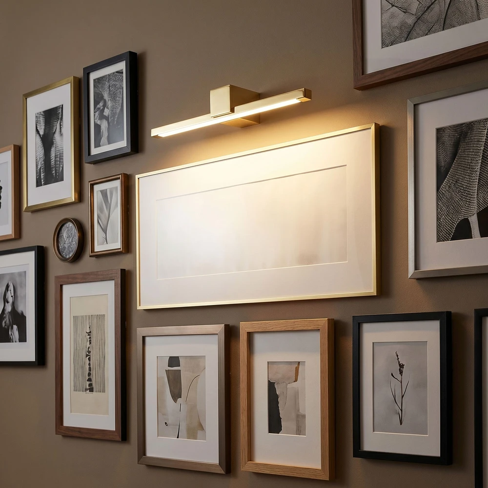 Sieninis šviestuvas Toolight Vonios sieninis LED šviestuvas SWE043-1W 40cm GOLD