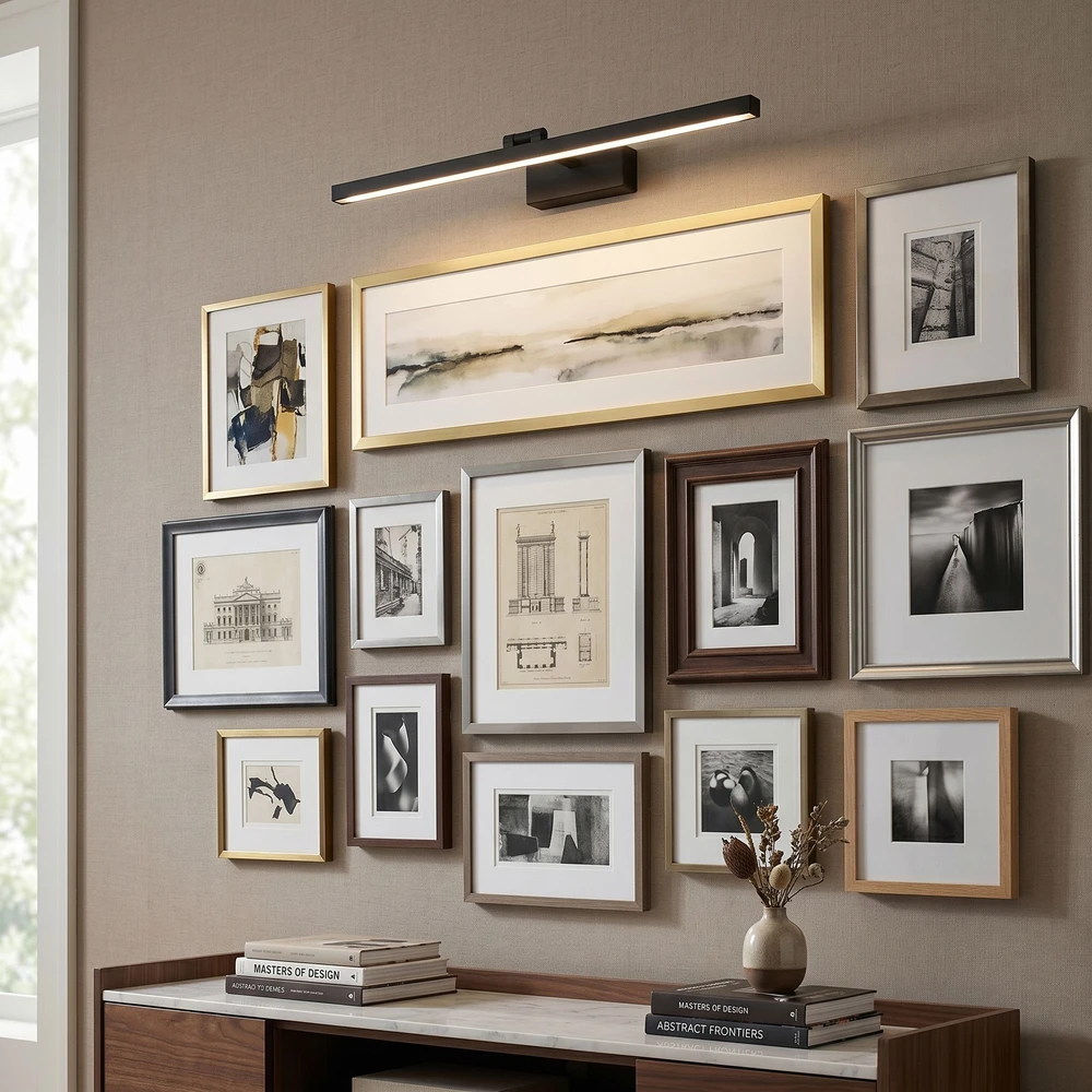 Sieninis šviestuvas Toolight Vonios sieninis LED šviestuvas APP1868-1W 80 cm Juodas
