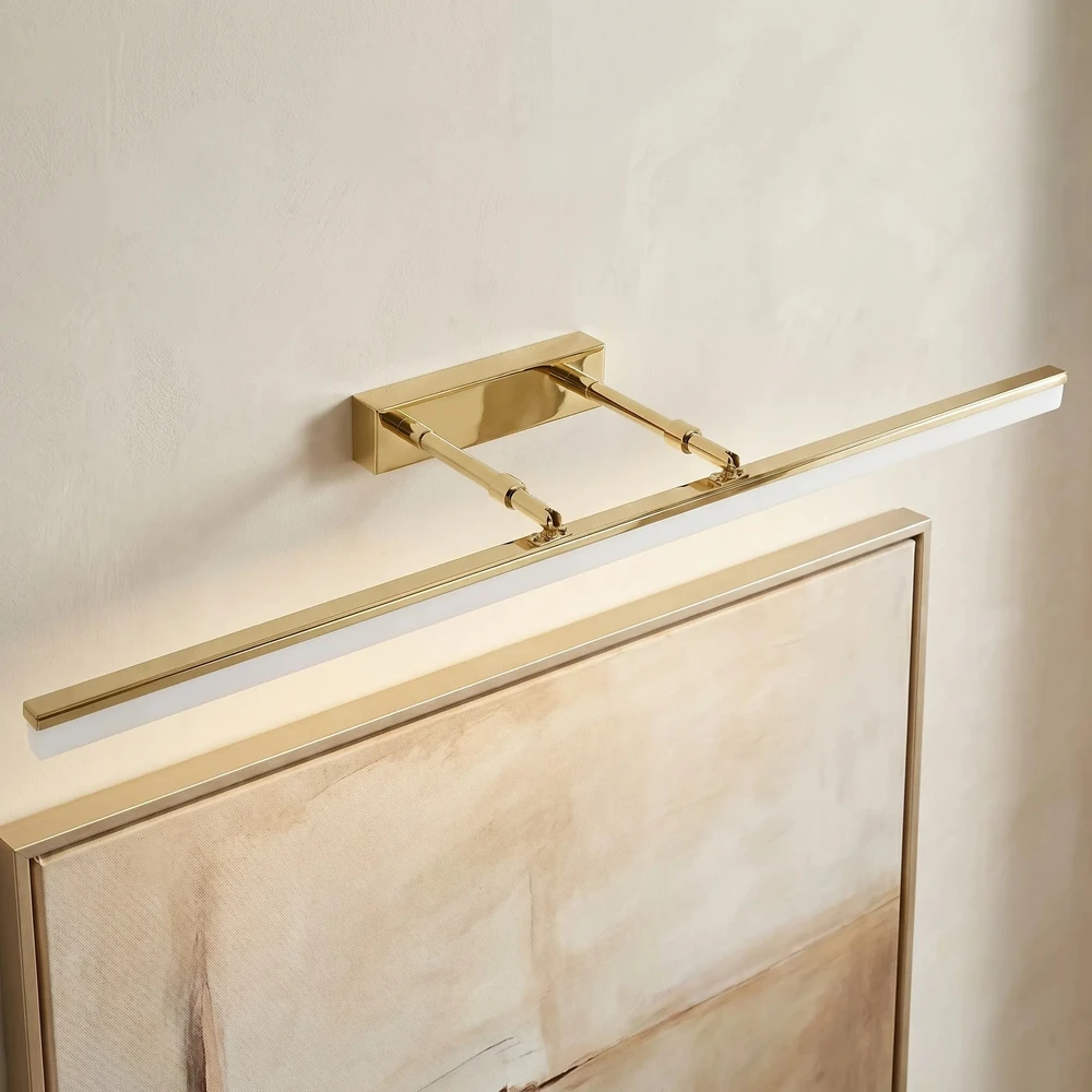 Sieninis šviestuvas Toolight Vonios sieninis LED šviestuvas APP1874-1W 80cm GOLD
