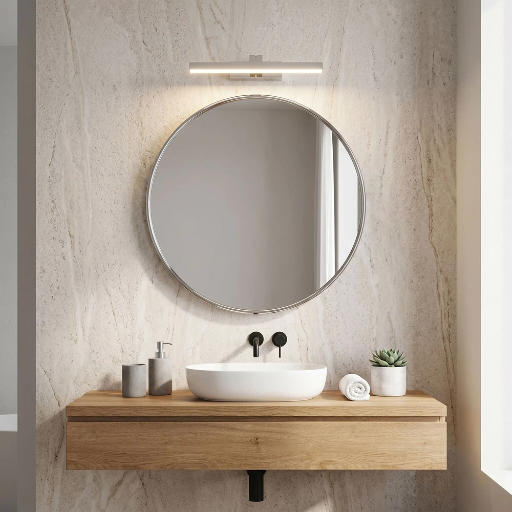 Sieninis šviestuvas Toolight Vonios sieninis LED šviestuvas SWE001-1W 43cm CHROME