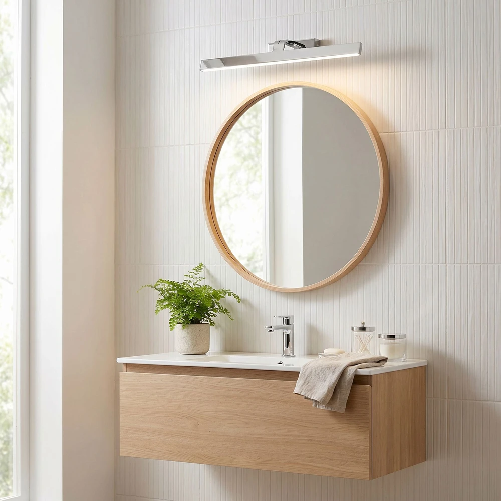 Sieninis šviestuvas Toolight Vonios sieninis LED šviestuvas SWE002-1W 58cm CHROME