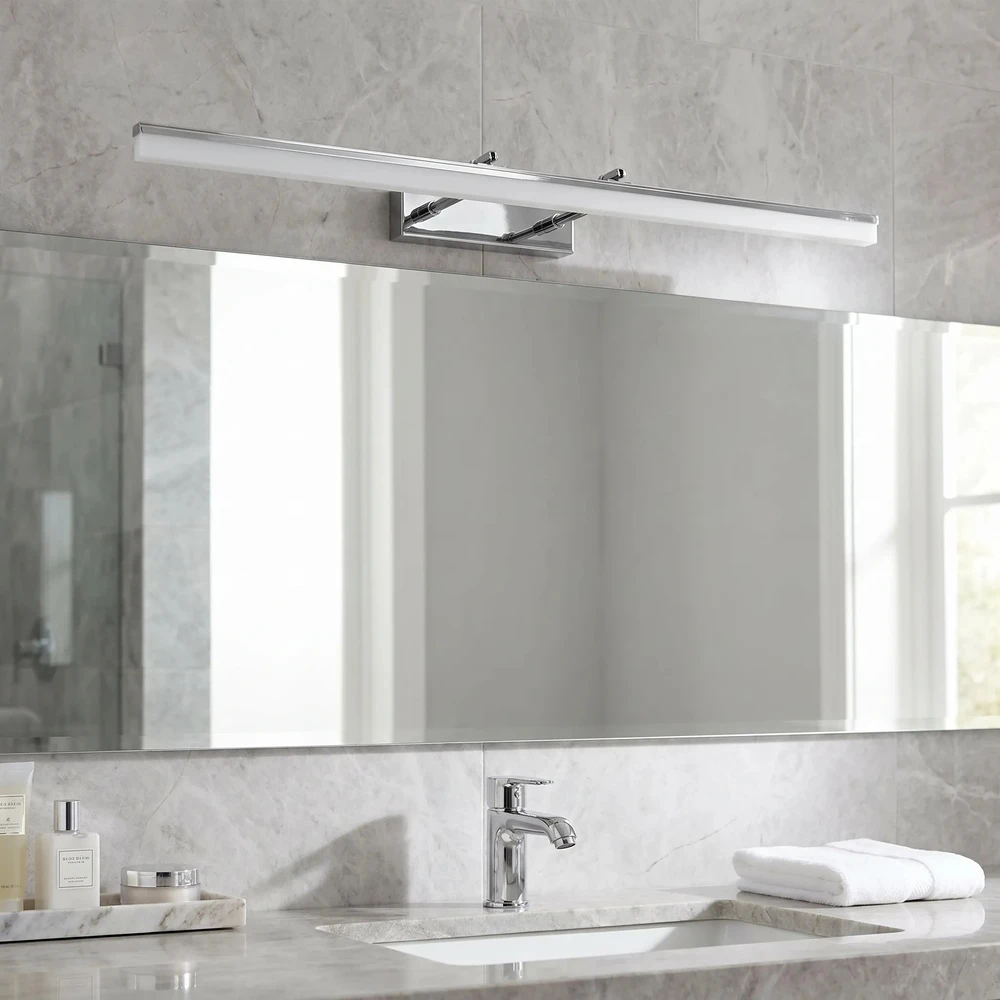 Sieninis šviestuvas Toolight Vonios sieninis LED šviestuvas APP1871-1W 80cm CHROME