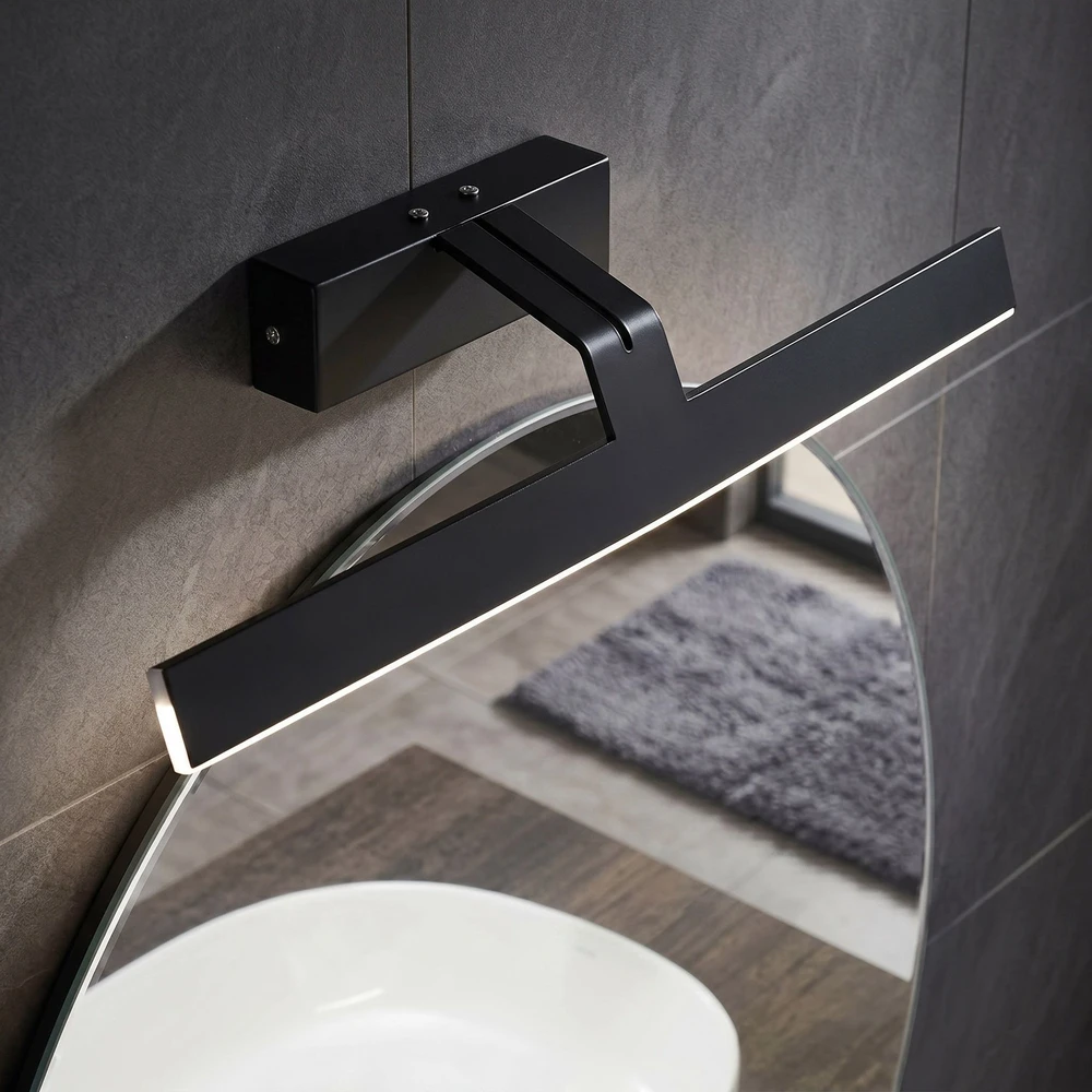 Sieninis šviestuvas Toolight Vonios sieninis LED šviestuvas SWE010-1W 43cm Juodas