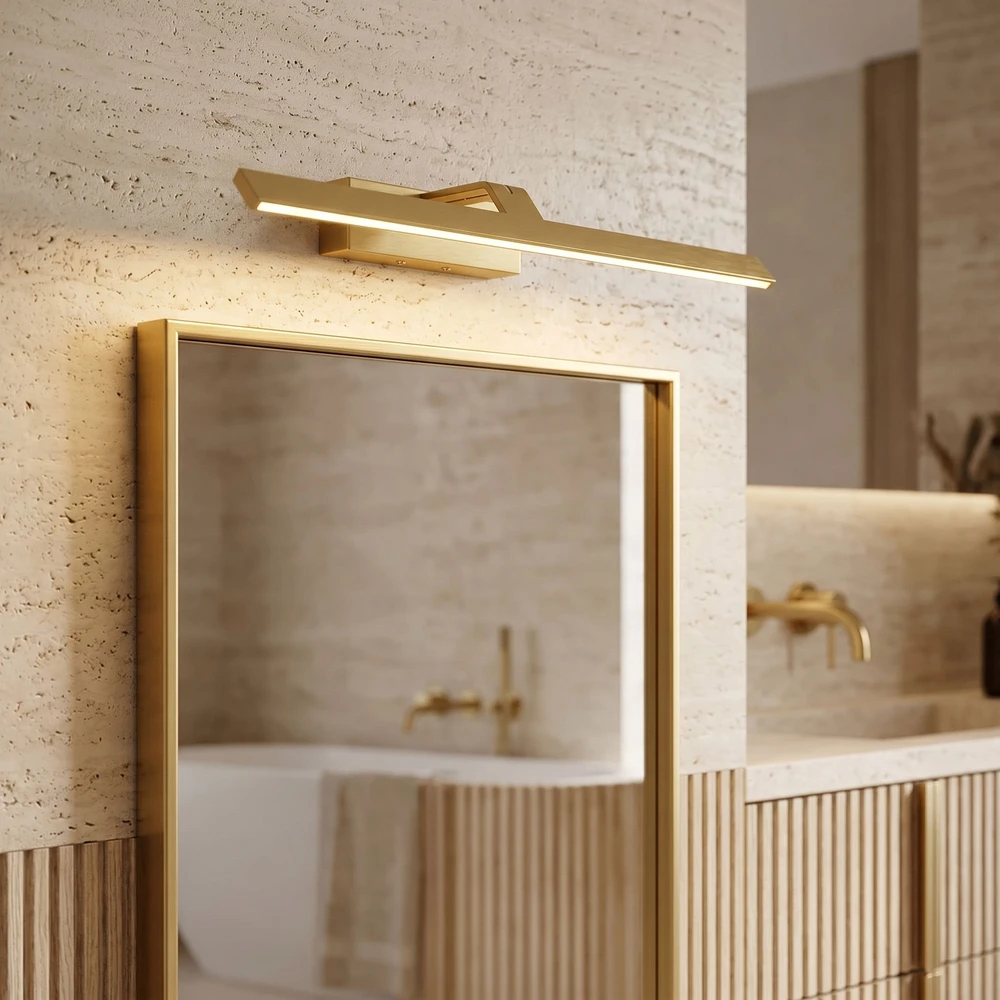 Sieninis šviestuvas Toolight Vonios sieninis LED šviestuvas SWE004-1W 43cm GOLD