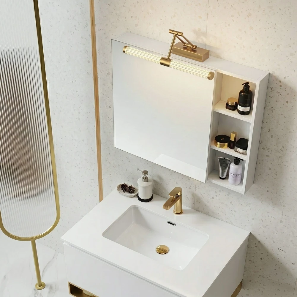 Sieninis šviestuvas Toolight Vonios Sieninis Led Šviestuvas APP1899-1W 40cm Gold