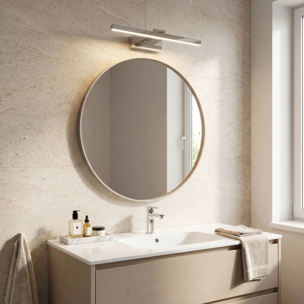 Sieninis šviestuvas Toolight Vonios sieninis LED šviestuvas APP1857-1W 40cm Chrome
