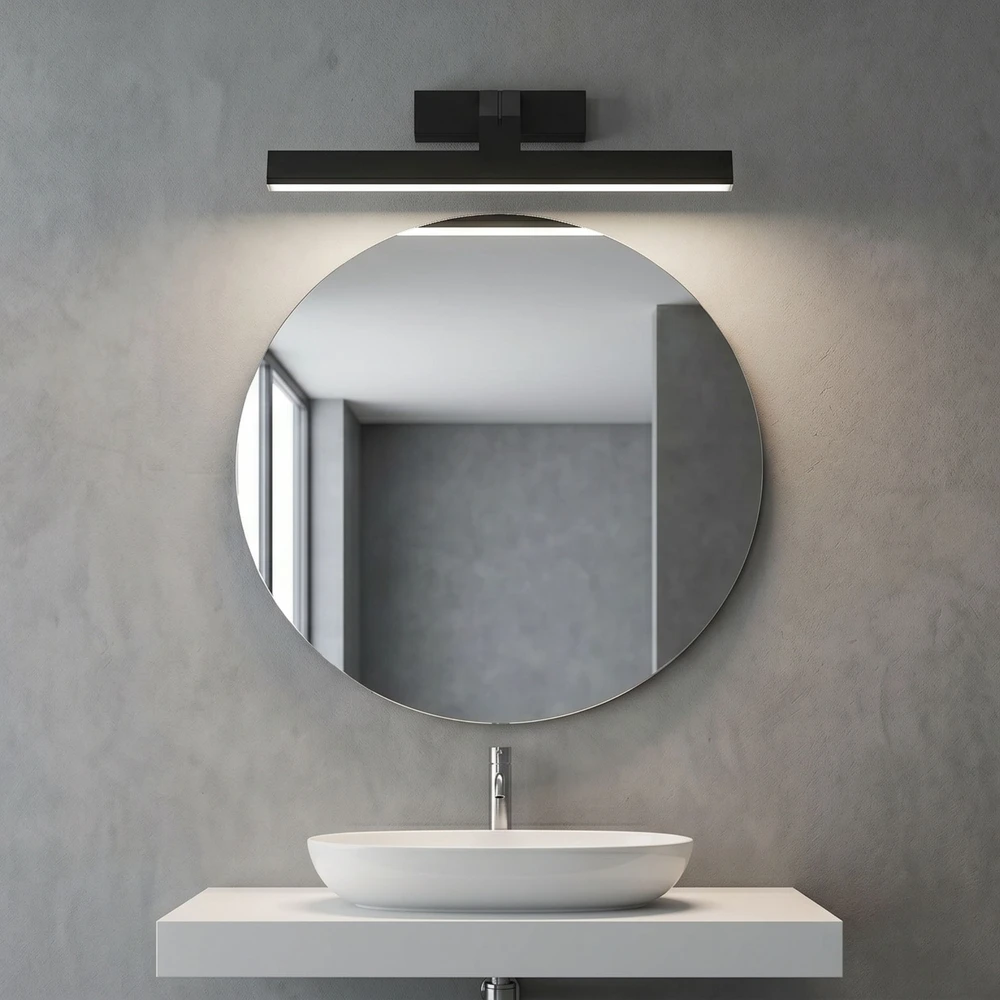 Sieninis šviestuvas Toolight Vonios sieninis LED šviestuvas SWE010-1W 43cm Juodas