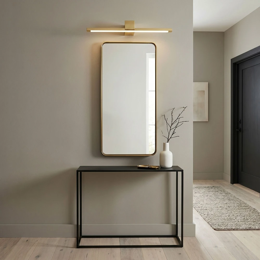 Sieninis šviestuvas Toolight Vonios sieninis LED šviestuvas SWE044-1W 60cm GOLD