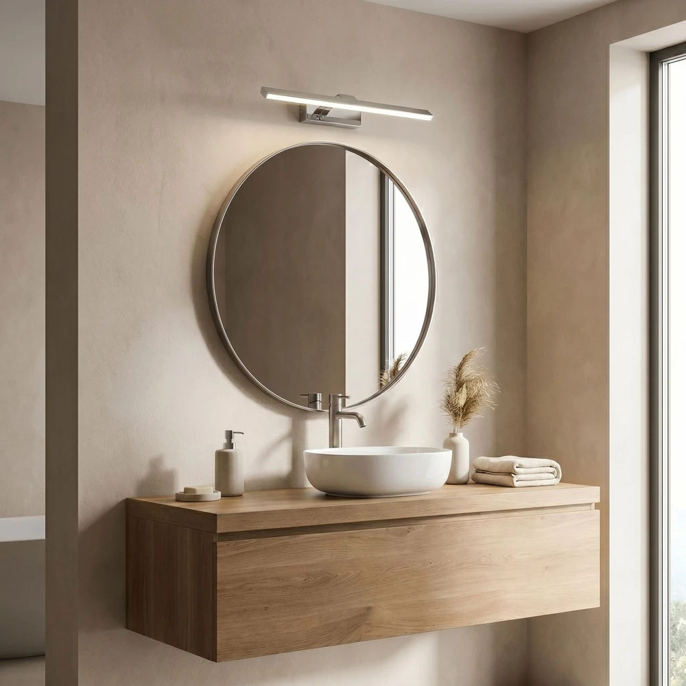 Sieninis šviestuvas Toolight Vonios sieninis LED šviestuvas SWE001-1W 43cm CHROME