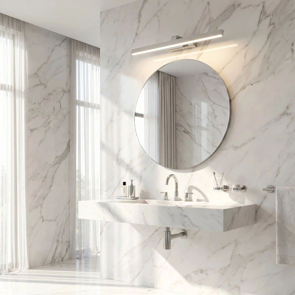 Sieninis šviestuvas Toolight Vonios sieninis LED šviestuvas SWE002-1W 58cm CHROME