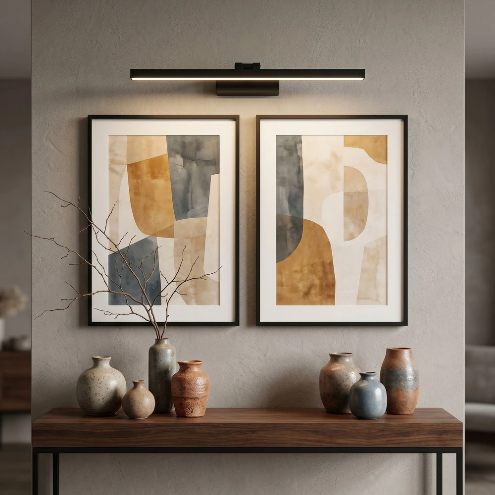 Sieninis šviestuvas Toolight Vonios sieninis LED šviestuvas APP1868-1W 80 cm Juodas