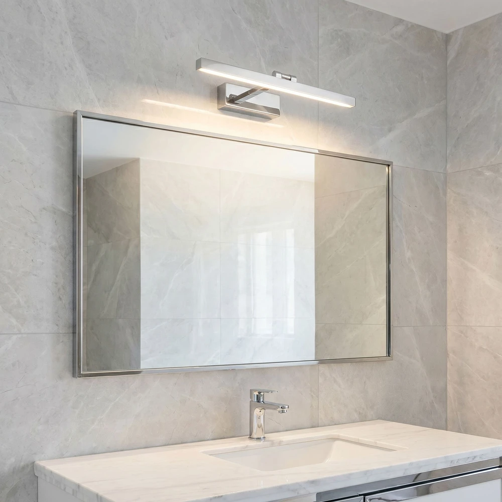 Sieninis šviestuvas Toolight Vonios sieninis LED šviestuvas APP1858-1W 60 cm Chrome
