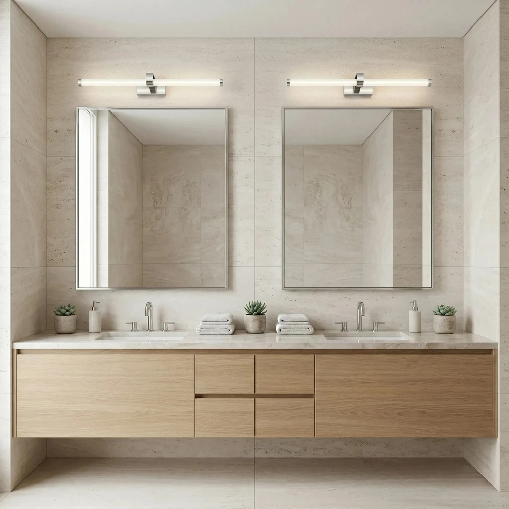 Sieninis šviestuvas Toolight Vonios sieninis LED šviestuvas APP1882-1W 60cm CHROME