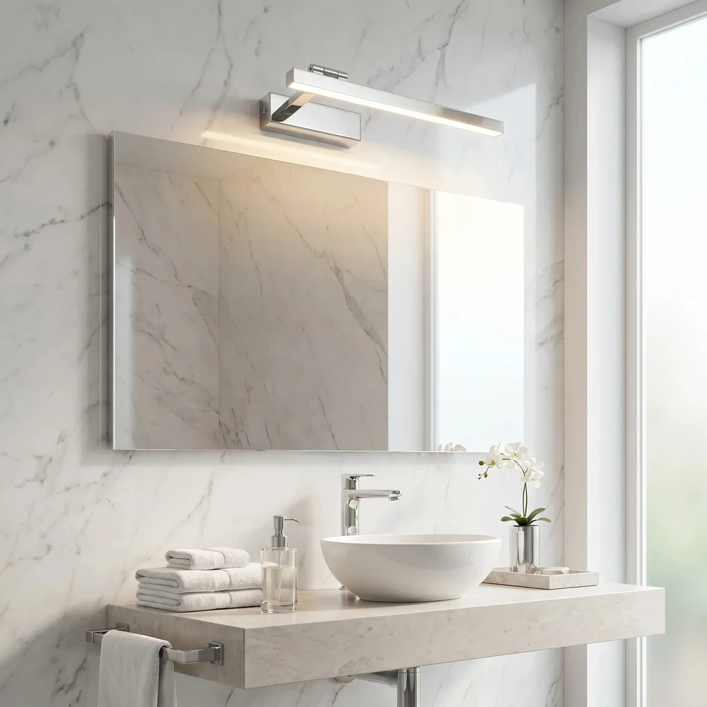 Sieninis šviestuvas Toolight Vonios sieninis LED šviestuvas SWE028-1W 40cm CHROME