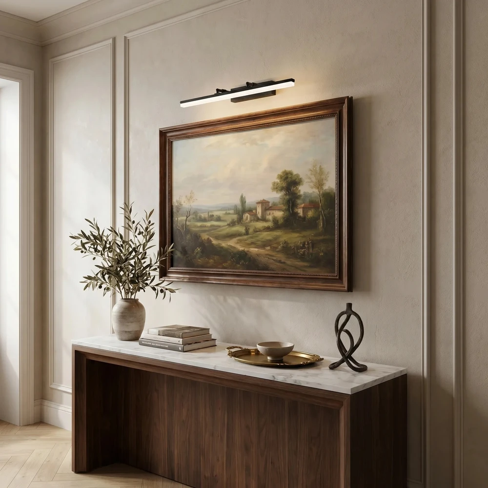 Sieninis šviestuvas Toolight Vonios sieninis LED šviestuvas APP1879-1W 60cm Juodas
