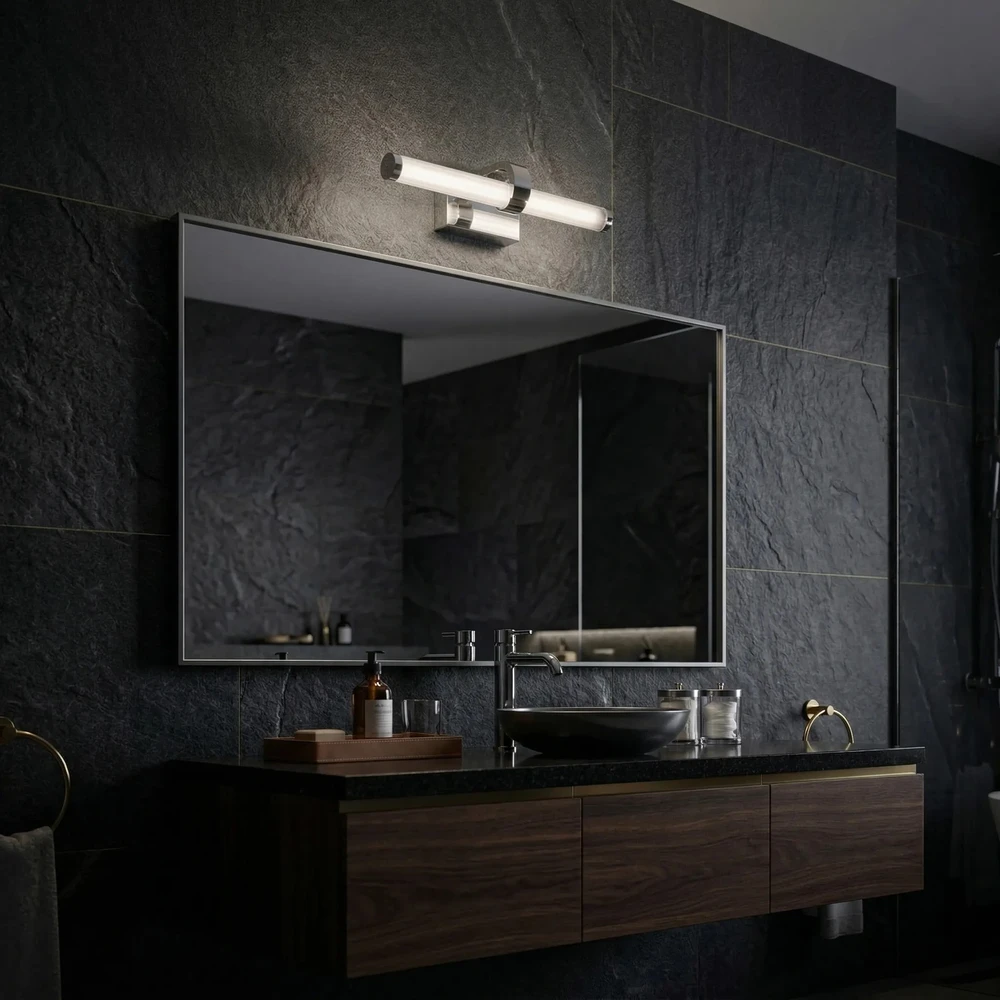 Sieninis šviestuvas Toolight Vonios sieninis LED šviestuvas APP1881-1W 40cm CHROME