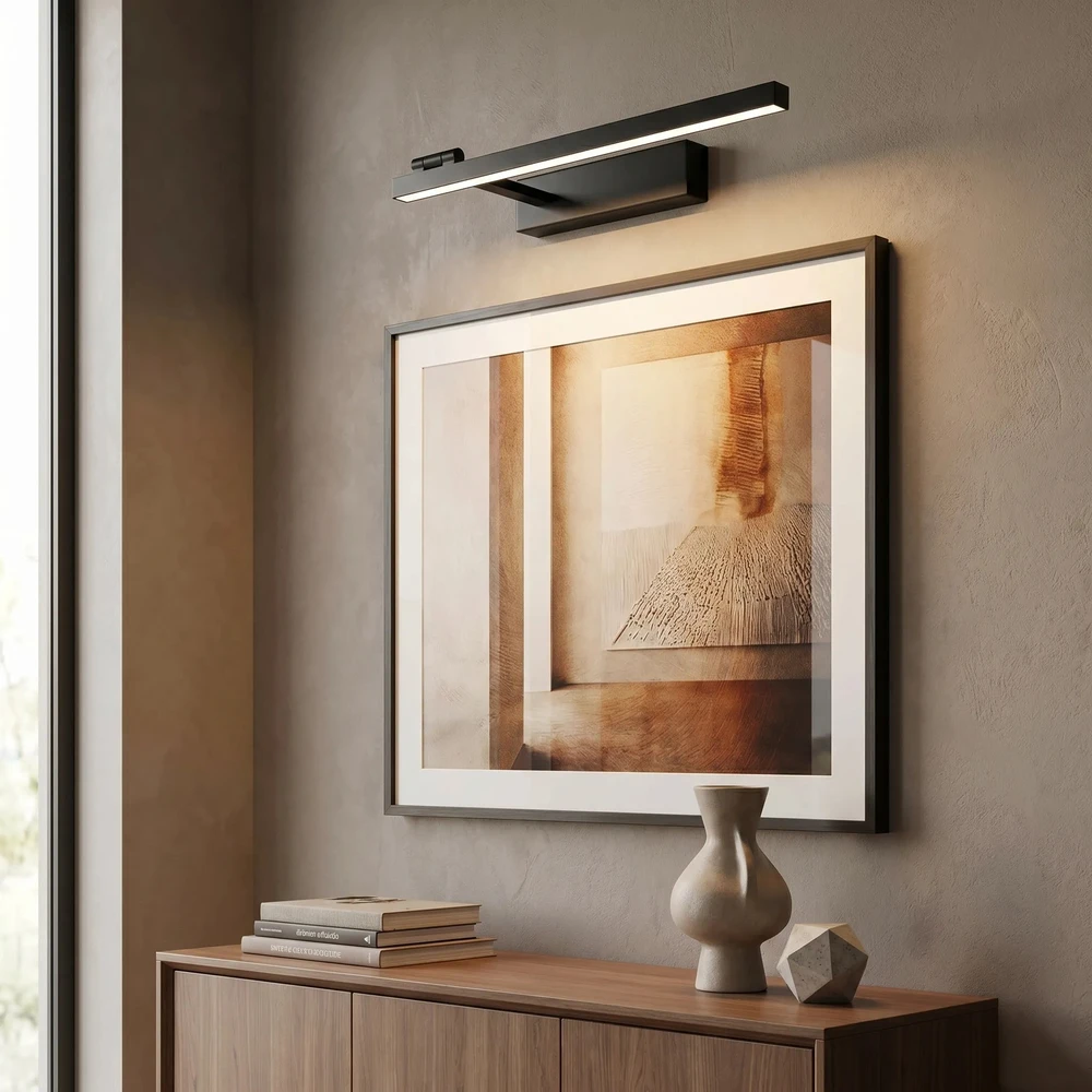 Sieninis šviestuvas Toolight Vonios sieninis LED šviestuvas SWE035-1W 60cm Juodas
