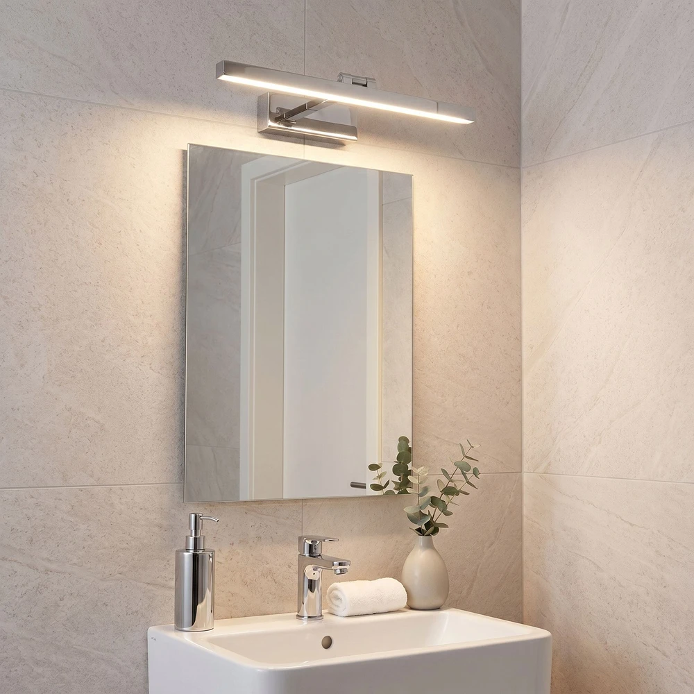 Sieninis šviestuvas Toolight Vonios sieninis LED šviestuvas APP1858-1W 60 cm Chrome