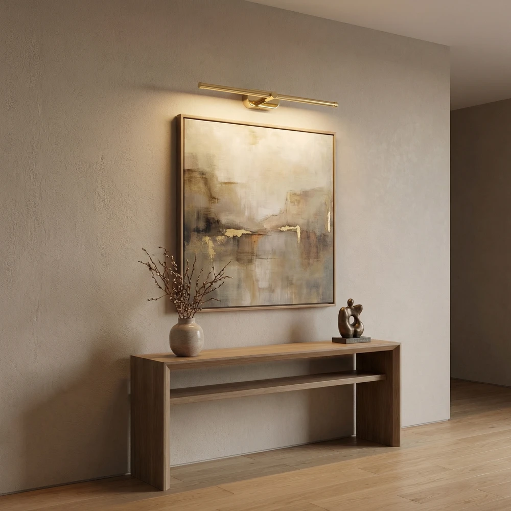 Sieninis šviestuvas Toolight Vonios sieninis LED šviestuvas APP1890-1W 60 cm GOLD