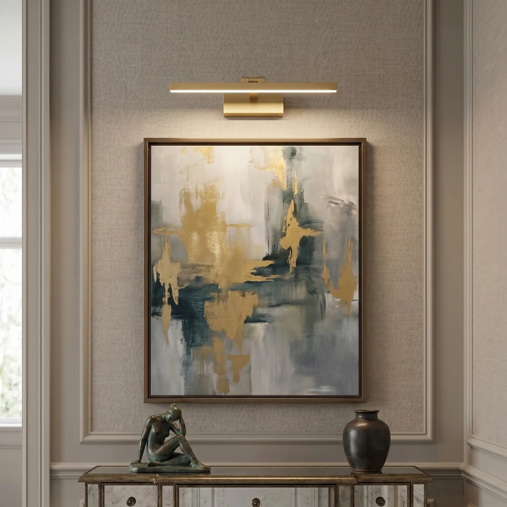 Sieninis šviestuvas Toolight Vonios sieninis LED šviestuvas APP1860-1W 40cm GOLD