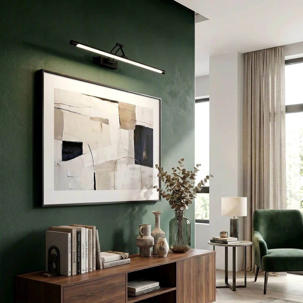 Sieninis šviestuvas Toolight Vonios sieninis LED šviestuvas SWE026-1W 60cm Juodas