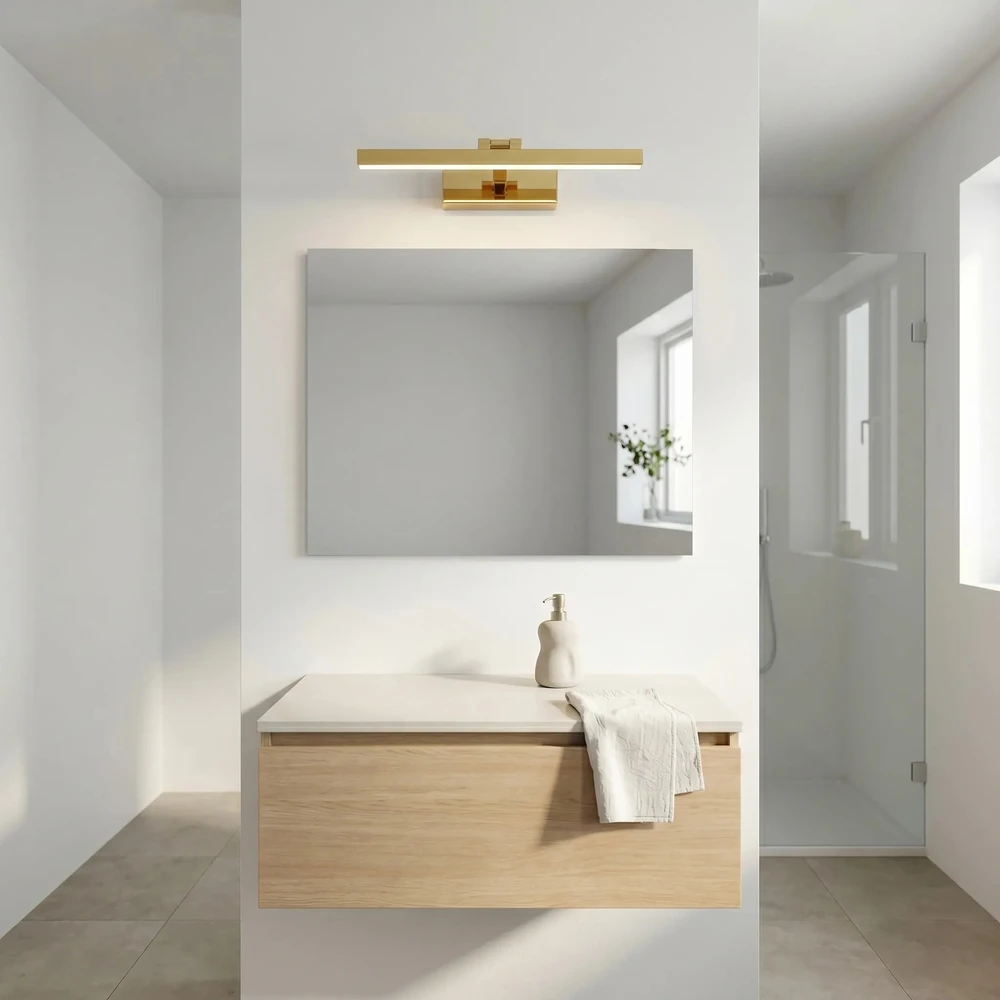 Sieninis šviestuvas Toolight Vonios sieninis LED šviestuvas APP1860-1W 40cm GOLD