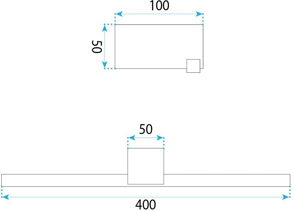 Sieninis šviestuvas Toolight Vonios sieninis LED šviestuvas SWE040-1W 40cm Chrome
