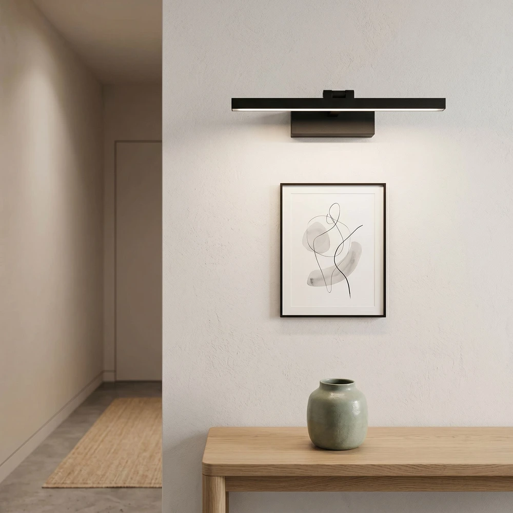 Sieninis šviestuvas Toolight Vonios sieninis LED šviestuvas APP1866-1W 40 cm Juodas