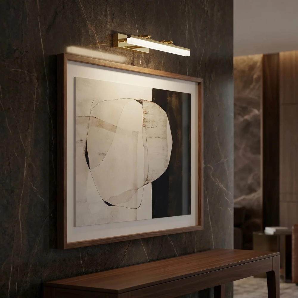 Sieninis šviestuvas Toolight Vonios sieninis LED šviestuvas APP1872 40 CM GOLD
