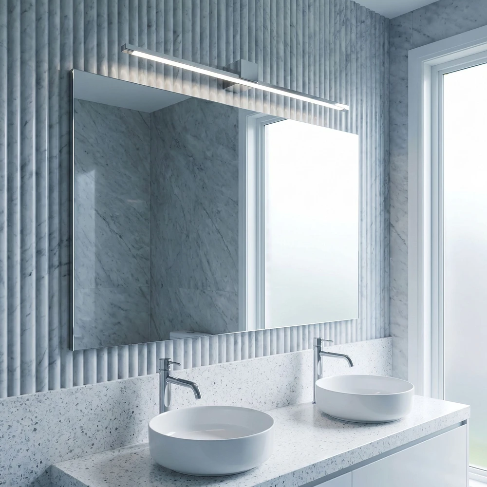 Sieninis šviestuvas Toolight Vonios sieninis LED šviestuvas SWE042-1W 80 cm Chrome
