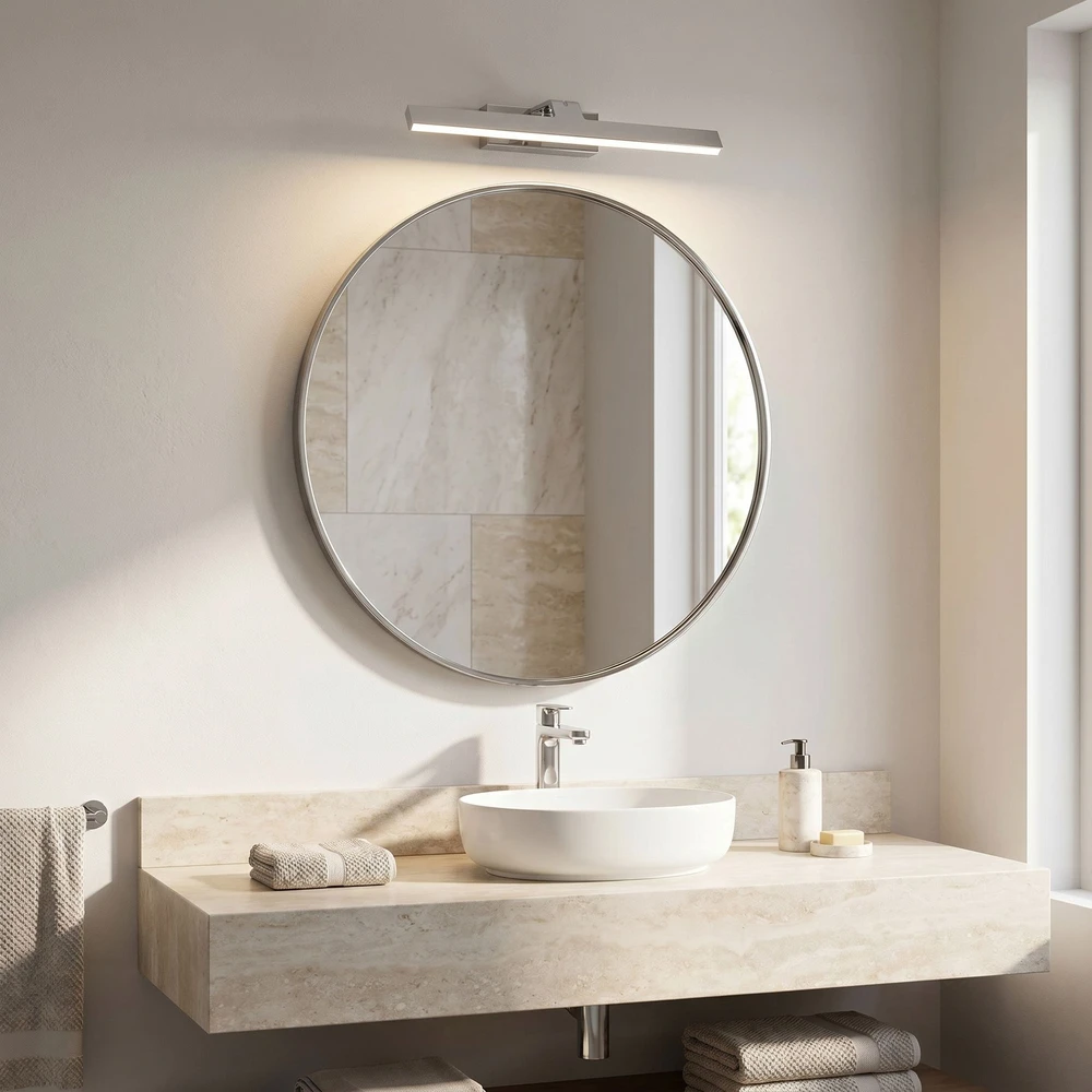 Sieninis šviestuvas Toolight Vonios sieninis LED šviestuvas SWE001-1W 43cm CHROME