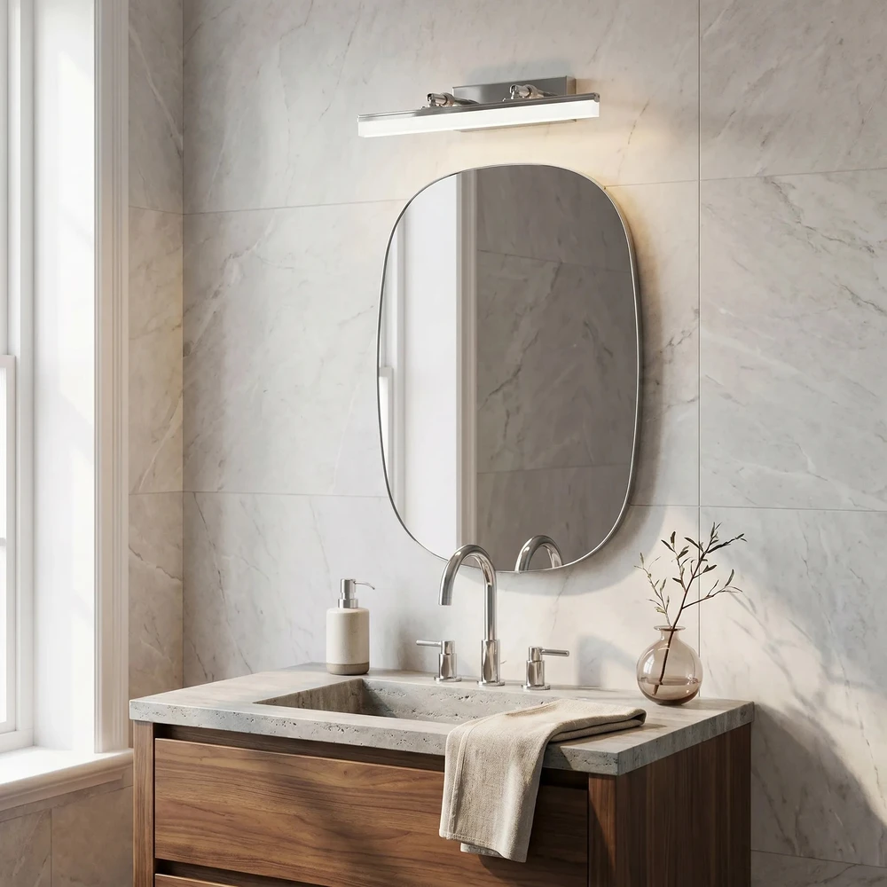 Sieninis šviestuvas Toolight Vonios sieninis LED šviestuvas APP1869-1W 40cm CHROME