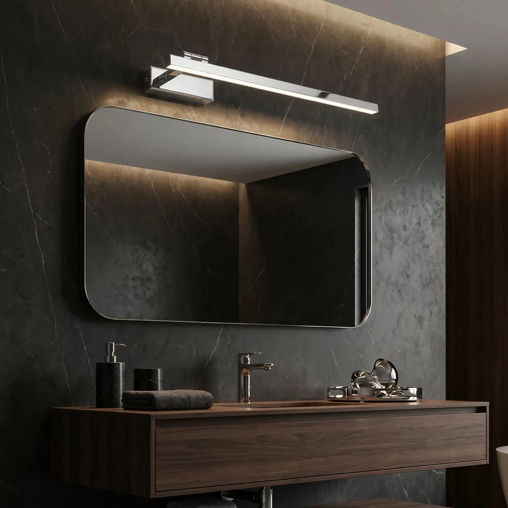 Sieninis šviestuvas Toolight Vonios sieninis LED šviestuvas SWE029-1W 60cm CHROME